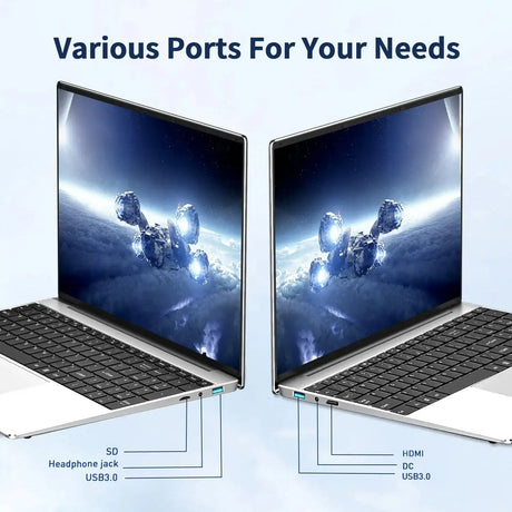 15.6"Laptop Intel Celeron N5095 notebook gamer 32GB RAM 2TB SSD Office Study PC Computer Windows 11 1920*1080 Resolution laptop - Lootquake