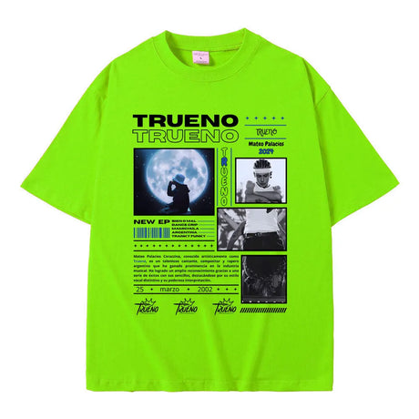 Rapper Trueno Graphic T Shirts Men's Hip Hop Fashion Vintage Tshirt Tops Short Sleeve Men Women Casual Cotton Oversized T-shirts - Lootquake