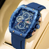 2025 New VA VA VOOM Top Brand Men Watches Luxury Square Sports Quartz Watch Waterproof Multifunctional Chronograph Watch for Men - Lootquake