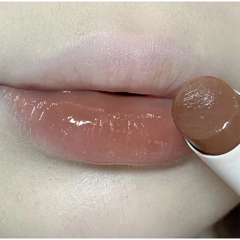Korean Lipstick Colored Moisturizing Lip Balm Lines Moisturizing And Lip Anti-chapping Fade Nourishing Fruity Crystal Lipstick