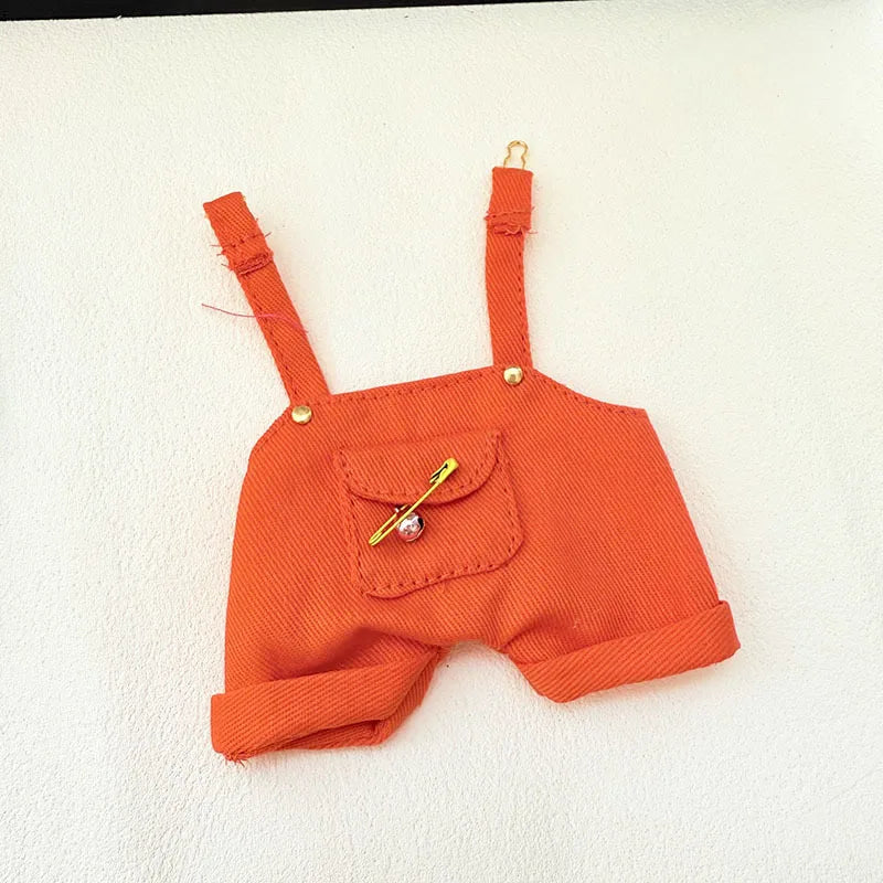 Vêtements de poupée Labubu, ensemble de police, t-shirt d'été, poupées Labubu I II Idol 15/17 cm, vêtements assis, accessoires de fête, cadeaux DIY