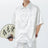 M-5XL Plus Size Men Kung Fu Shirt Hot Chinese Traditional Men's Casual Top Dragon Pattern Short Sleeve Summer Clothing for Male - Lootquake
