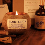 Bougies parfumées à la noix de coco, bougies d'ambiance au parfum avancé, décoration de chambre à coucher, souvenir créatif, cadeau d'anniversaire