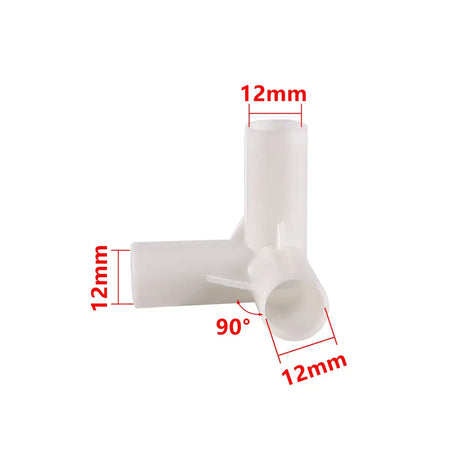 PVC Connector Inne Diameter 12mm Straight Elbow Tee 4-Way Joint 60/90/120/135 Degree Tee Garden Pipe Adapter DIY Tent Fittings - Lootquake