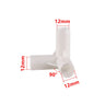 PVC Connector Inne Diameter 12mm Straight Elbow Tee 4-Way Joint 60/90/120/135 Degree Tee Garden Pipe Adapter DIY Tent Fittings - Lootquake