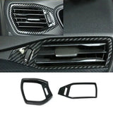 For Ford Focus MK4 2019 2020 Carbon Fiber Look Interior window swtich gear Steering Wheel Headlamp air Switche Button Cover Trim - Lootquake