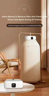 Secadora eléctrica portátil plegable, multifuncional, inteligente, con temporizador, de secado rápido y de bajo consumo.