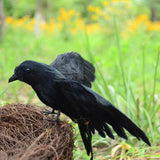 Halloween Decoracion Simulation Black Crow Raven Bird Repellent Pest Control Pigeon Repellent Event Party Bar Decoration