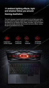 2024 Xiaomi Redmi G Pro Gaming Laptop 16 Inch 2.5K 240Hz E-Sports Screen Netbook i9-14900HX 16GB 1TB RTX4060 Gaming Notebook PC - Lootquake