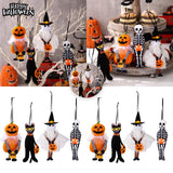 DIY Halloween Hanging Ornaments Fabric Pumpkin Ghost Skull Bewitching Decor Home Party Spooky Season