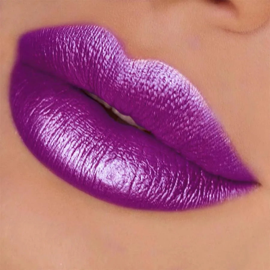 Diamond Shimmer Diamond Shimmer Purple Glitter Lip Tint Long Lasting Waterproof Lip oil for Women Girls Lips Make Up Cosmetics