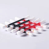 20cs/Set Liquid Lipstick Non-Stick Cigarette Tattoo Swab Cotton Makeup Waterproof Moisturizing Lip Gloss Portable Design Ko M6Y4
