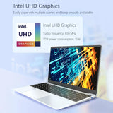 15.6 inch Business Laptop Intel N95 16GB RAM 1024GB SSD Cheap Portable Laptop With Fingerprint Bluetooth Camera for PS Office - Lootquake