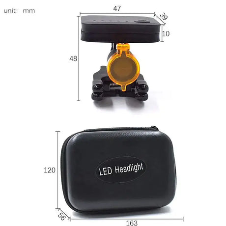 Wireless Dental Headlight Clip-on Headlamp With Optical Filter for Dental Lab Surgical Medical ENT Integrated Headlamp - Lootquake