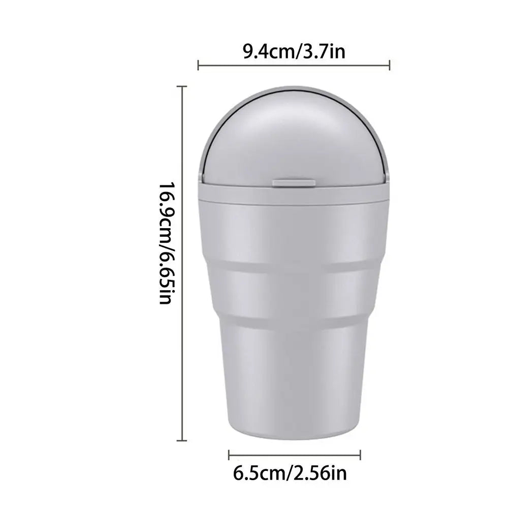 Car Garbage Bin Automotive Trash Cup Car Waste Bin Flip-Top Design Gadgets Interior Car Accessories for Car Sedan SUV Truck