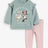 Kids Long Sleeve Outfits Minnie Print Sweatshirt +Pants 2 Piece Set Baby Girls Spring Autumn Clothing Cute Hoodies Trousers Suit - Lootquake