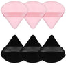 3/5/6 Pcs Triangle Powder Puff For Loose Powder Liquid Cosmetic Soft Plush Powder Puff Makeup Foundation Puff Makeup Tool