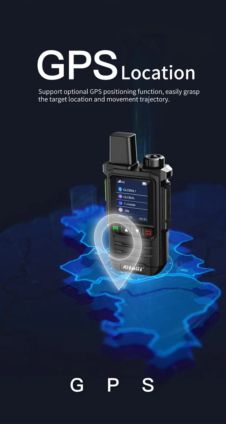 BINQI-K6 GXINPOC Platform Global -4G POC walkie talkie, 5000kilometers remote , global policecivilian fleet walkie talkie(free)