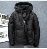 -20 Degree Winter Down Coat Men White Duck Down Parkas Jacket Mens Thick Warm Snow Parka Jacket Overcoat Windbreaker Warm Parkas - Lootquake