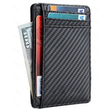 Ultra-thin PU Leather Wallet Credit Card ID Card Holder Male Business ID Card Case for Male And Female Card Holders