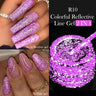 LILYCUTE 5ml Liner Gel Nail Polish UV LED Nail Art Paint Gel Gorgeous Glitter French Effect Semi Permanent Nail Painting UV Gel