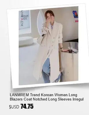 LANMREM 2 Pieces Sets For Women Suspender Long Dress With Sleeves Coat Female Casual Clothing 2024 Summer New 2DA6550 - Lootquake