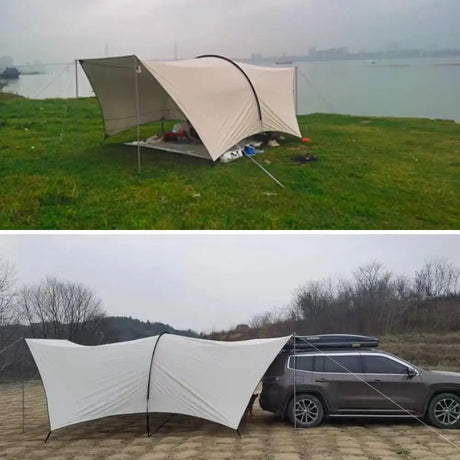 Large Camping Dome shelter Fire shelter Bull shelter type tent oversized habi tarp shelter Habitat Tunnel type Camping Shelter - Lootquake