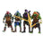 4pcs/Set Variant Era 2014 Movie Version 4 Ninja Turtle TMNT Movable Joint Doll Toy Garage Kit Model Desktop Decoration Toys - Lootquake