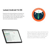 Tablette Alldocube iplay 60S 4G-LTE/WiFi 10,1 pouces, 4 Go + 8 Go de RAM, 128 Go de ROM, système d'exploitation Android 14, grande batterie 6200 mAh, Wi-Fi 6