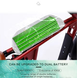 Bicicleta eléctrica retro de 1500 W, 48 V, 36 Ah, 20 x 4 pulgadas, neumáticos anchos, para montaña y nieve, AKEZ, motocicleta para adultos.