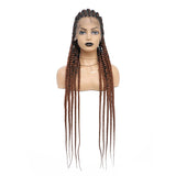 36" Blonde Goddess Braids Wig | Jumbo Plaits | Full Lace Front | Knotless | Handmade