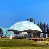 Arch Dome Tent Windproof Pavilion  Pergola Sun Room Exhibition PVC Sunshade Canopy  Wedding Shelter Tipi Outdoor camping - Lootquake