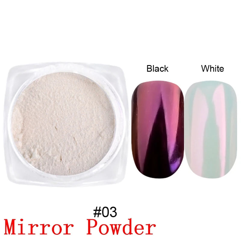 8ml Silver Mirror Metallic Nail Gels Polish UV Soak Off Paint Gel Polish Flower Drawing Gold Superbright Nails Lacquer UV Gel #*