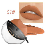 Lip-shaped lipstick seal Sip into makeup lazy blush lipstick Matte makeup effect Moisturizing lip gloss Waterproof non-stick cup