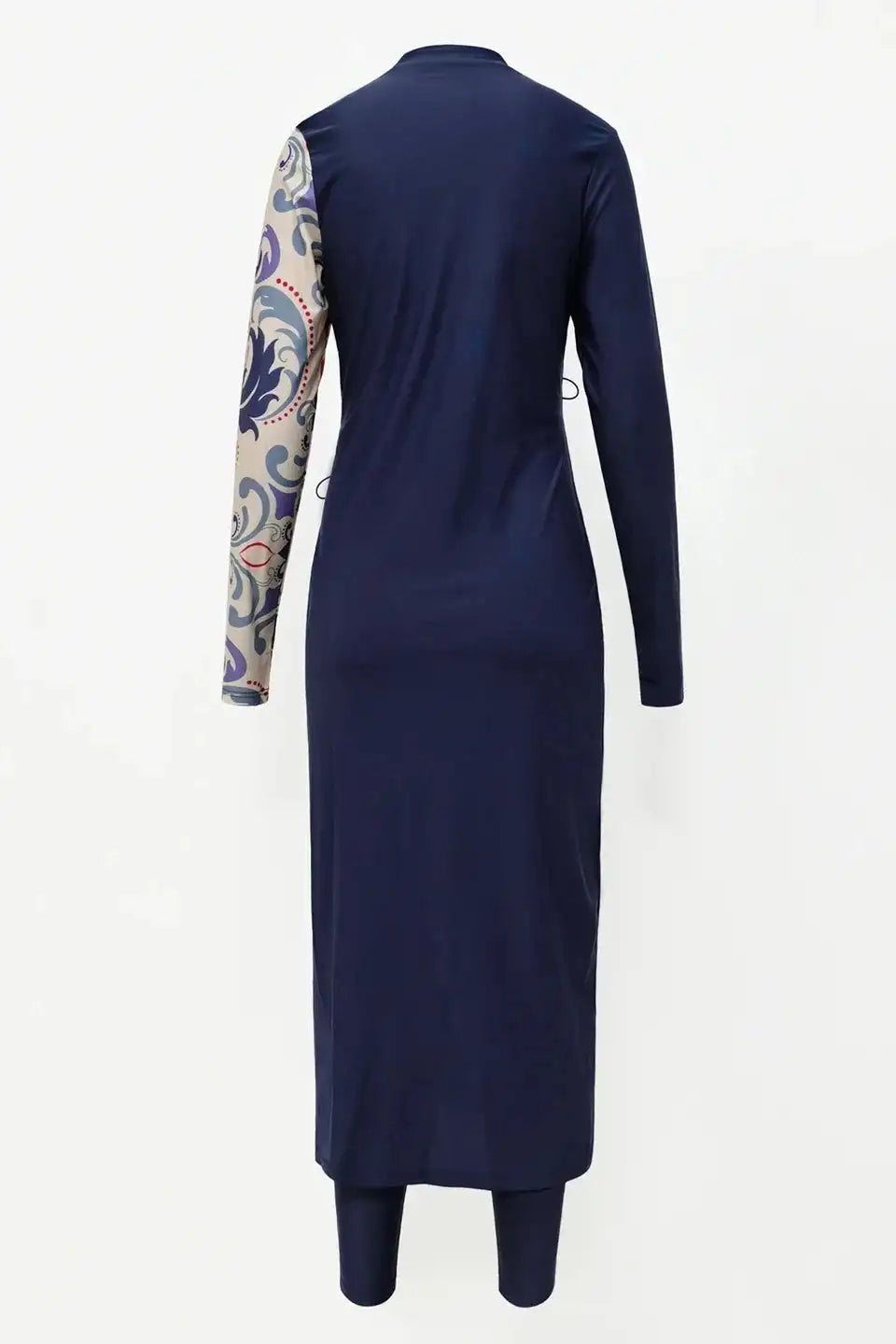 Burkini Muslim Swimwear 2023 Swimming Suit For Women Modest Swimsuit Islamic Clothing Sets Fashion Long Dress Turban Full Cover - Lootquake