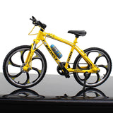 Creative Alloy Bicycle Model Ornament Mini Metal Bike Toy Collectible