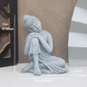 Buddha Stone Statue Little Buddhist Monks Tibetan Buddhism Figurines Zen Garden Ornament Meditation Home Aquarium Decoration