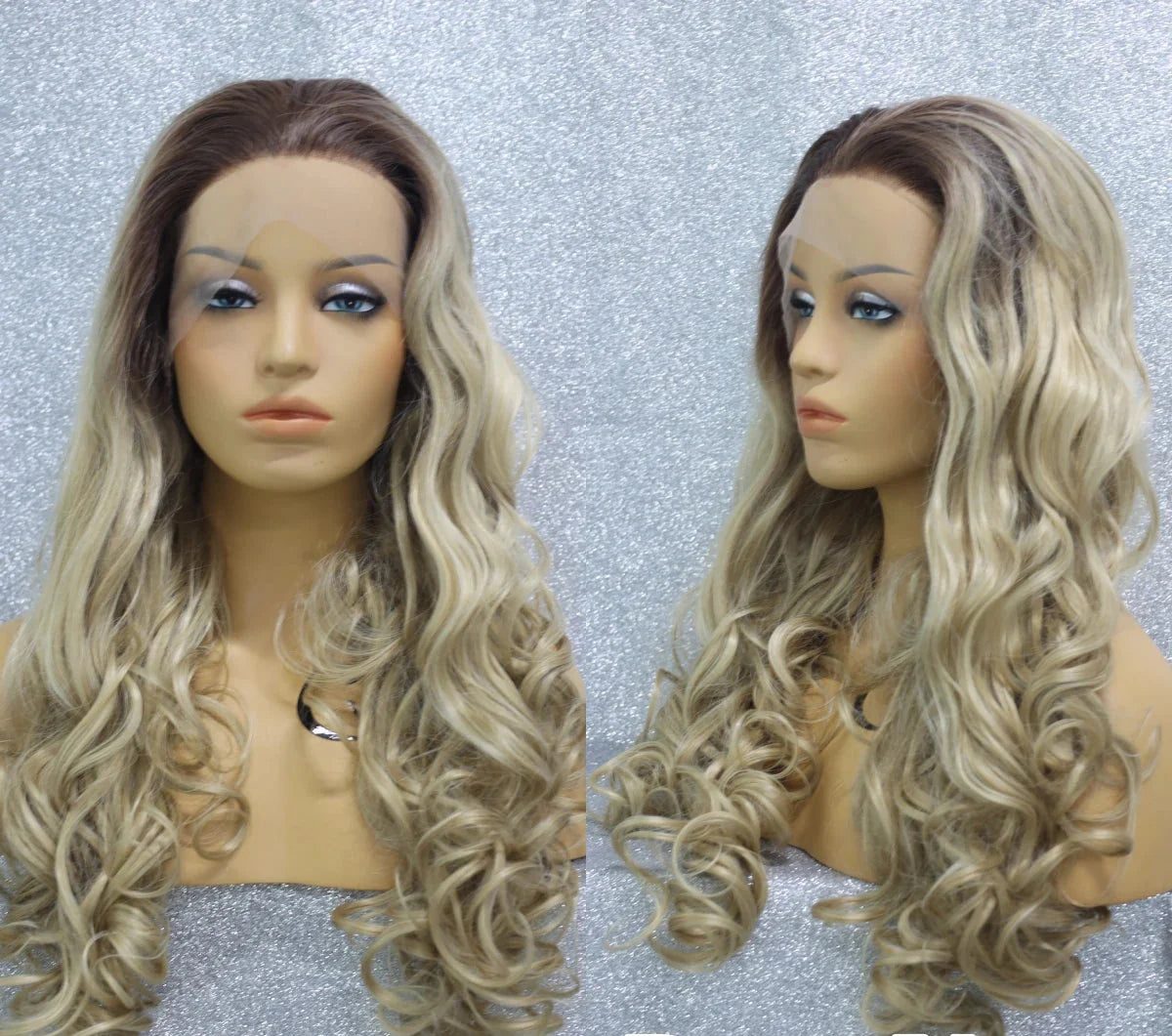 26" Black & Honey Blonde Box Braided Wig | Heat Resistant Synthetic Wig | Cosplay & Daily Wear | Machine Made