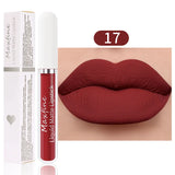 Liquid Lipstick Durable Waterproof Non Smudging Lip Glaze Lip Gloss Matte Lipstick Non Peeling Ladies' Makeup