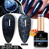 CNails No Wipe Gel Top Coat Clear Gel Base Coat Varnish Soak Off Flash Top Coat UV/LED Nail Art Accessories Matte Nail Polish