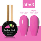 Rainbow Ghini UV LED Glitter Purple Gel Nail Polish 15ml Manicure Art Accessories Nail Glue Supplies for Professionals Varnishes