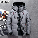 -20 Degree Winter Down Coat Men White Duck Down Parkas Jacket Mens Thick Warm Snow Parka Jacket Overcoat Windbreaker Warm Parkas - Lootquake