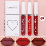 Sexy Long Lasting Velvet Matte Lip Gloss Liquid Lipstick Lip Makeup Women Beauty Red Nonstick Cup Waterproof Lip Gloss