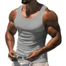 American Vest, Summer Europe And The United States Men Stretch Sports Gym Training, Tight Hurdle Sleeveless Top Solid Color Vest