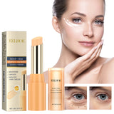 Crème contour des yeux à la vitamine C, baume hydratant anti-rides, élimine les poches sous les yeux, réduit les cernes et les ridules, crème contour des yeux anti-poches