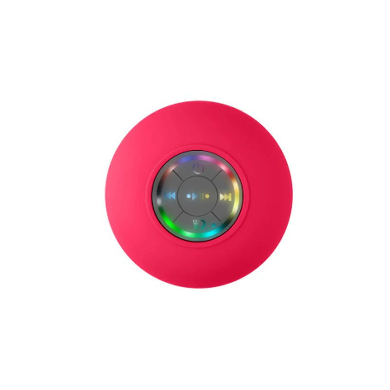 Wireless Bluetooth Speaker IPX4 Waterproof Loudspeaker Long lasting Mini Stereo LED Bathroom Sound Box With Powerful Suction