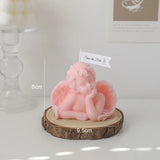 Vela perfumada con forma de ángel para decoración de habitación, estilo nórdico, que alivia la fatiga y crea un ambiente festivo para bodas y cumpleaños.
