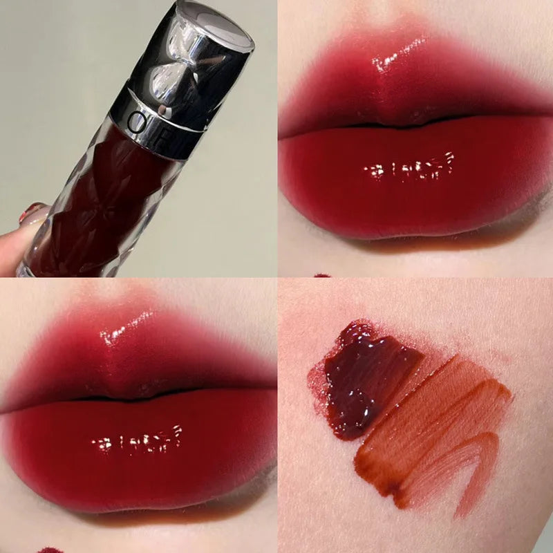 Glitter Lip Gloss Plumping Lips Glaze Mirror Flash Glossy Lipstick For Women Sexy Long Lasting Waterproof Diamond Lips Makeup