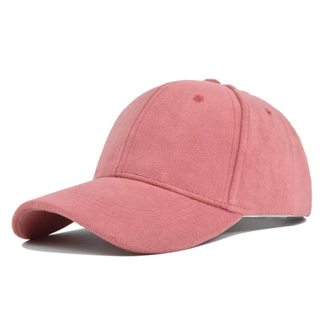 Solid Suede Retro Baseball Caps For Men Women Spring Autumn Street Snapback Hip Hop Hat Adjustable Faux Fur Sunscreen Visor Cap - Lootquake