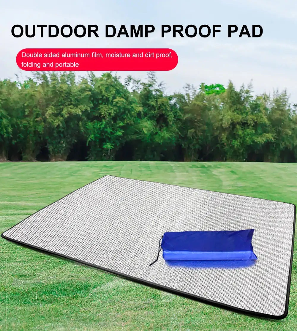 Waterproof Picnic Mat Beach Mattress Sleeping Pad Aluminum Foil EVA Foam Mat Outdoor Tent Footprint Ultralight Camping Mat - Lootquake